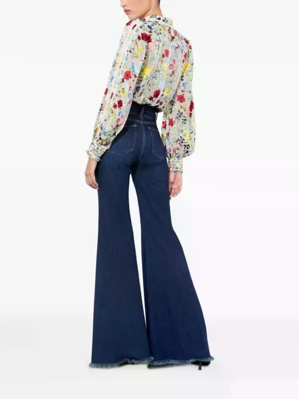 ALICE & OLIVIA • NWT Arlette floral blouse - XS long sleeve - Picture 5 of 10